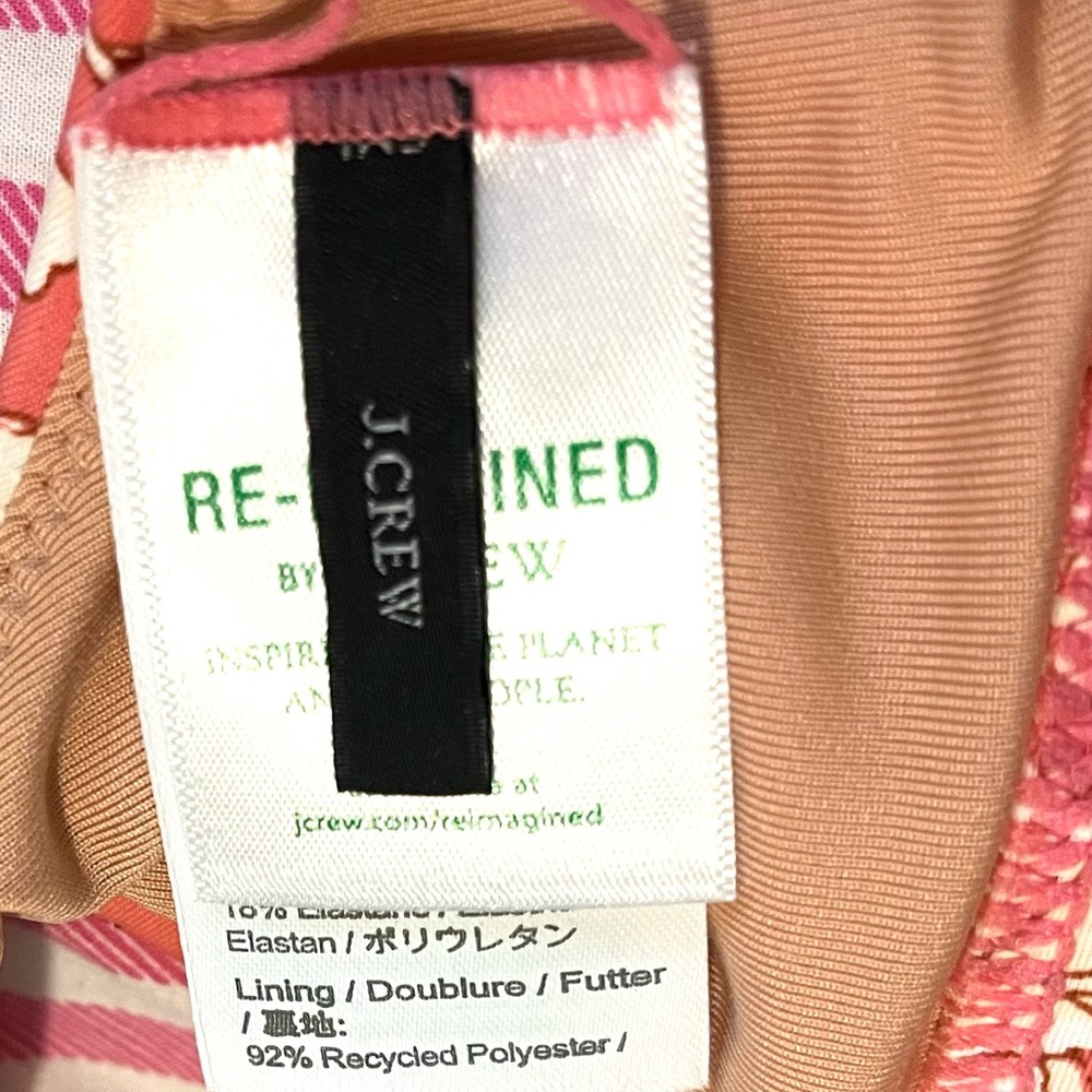 JCrew Swim Tie Front Square Neck Bikini Top Sz XS - Picture 12 of 14